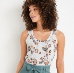 Maurice's Floral Sleeveless Tank